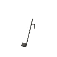 black metal wall stand on white background