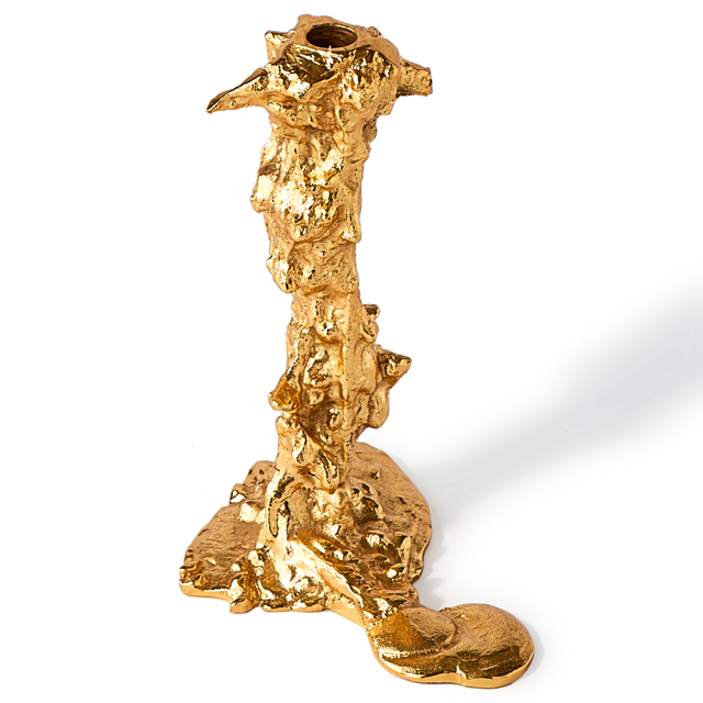 Drip candle holder Gold - Large