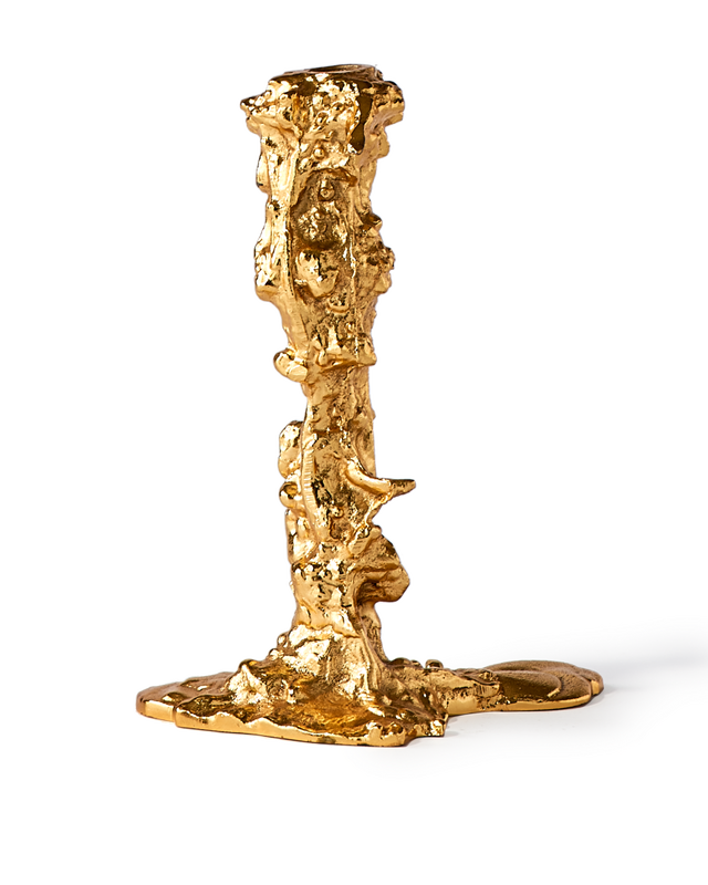 Drip candle holder Gold - Large