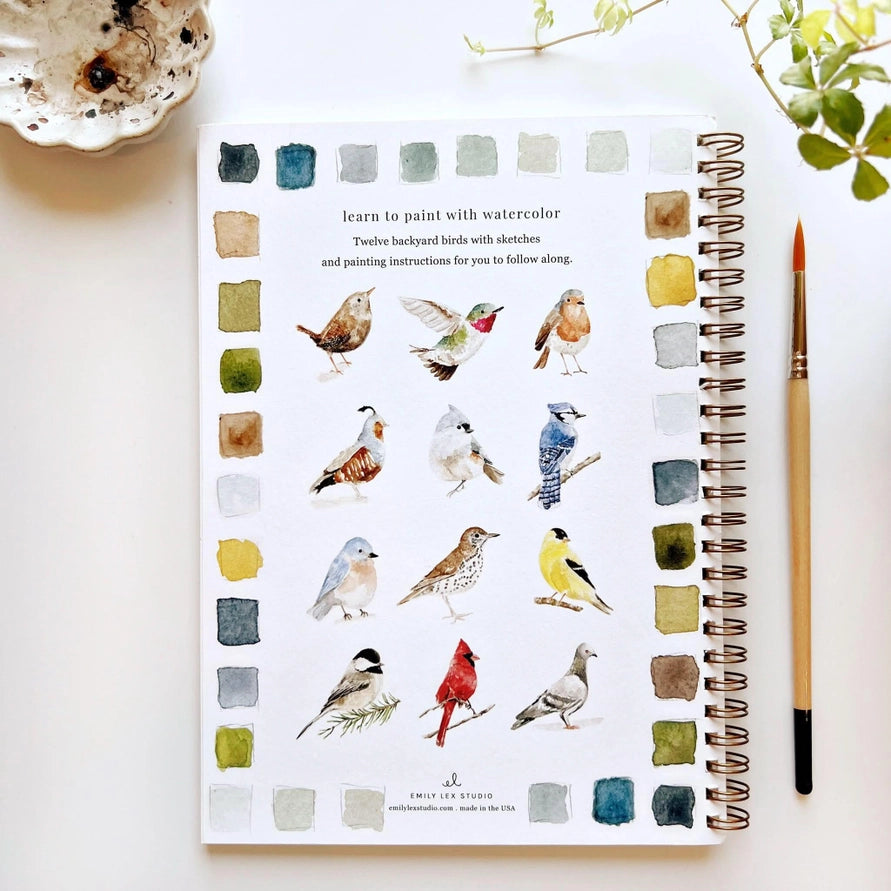 Bouquets Watercolor Workbook