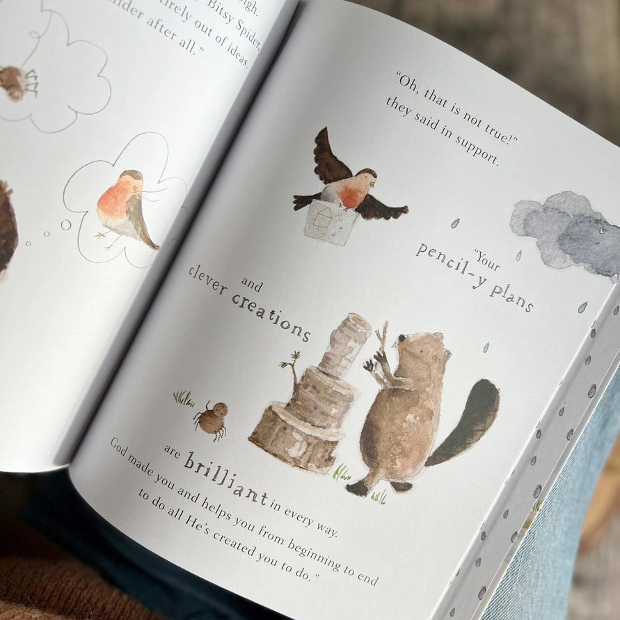 open pages of a book with illustrations and texts.