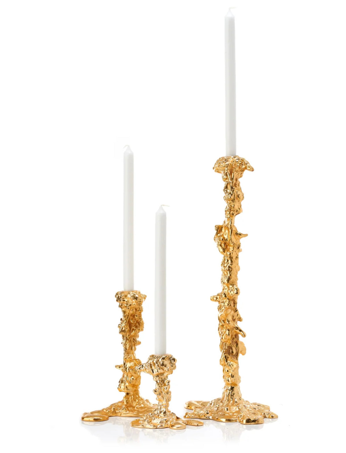 Drip candle holder Gold - Small