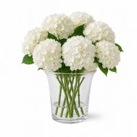Solid glass planter