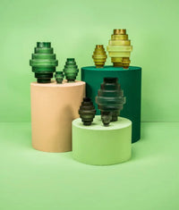 Vase steps Green - small