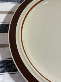 Vintage Prestige Brown Stoneware Japan Dinner Plate
