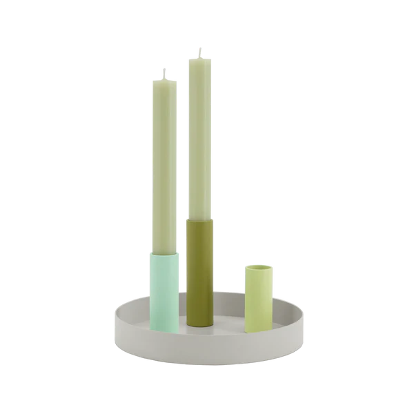 small magnetic tray with candle stick holders