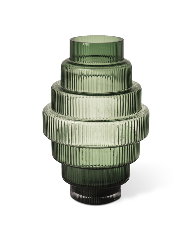 Vase steps Green - small