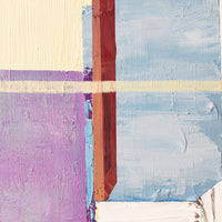 detail of blue and purple paint 