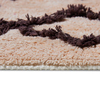 Bohemian bath mat rug