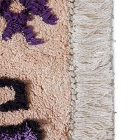 Bohemian bath mat rug