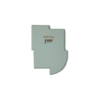 backside of wall sculpture with a visible brand logo on a white background