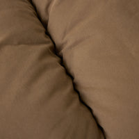 Close-up of brown fabric texture