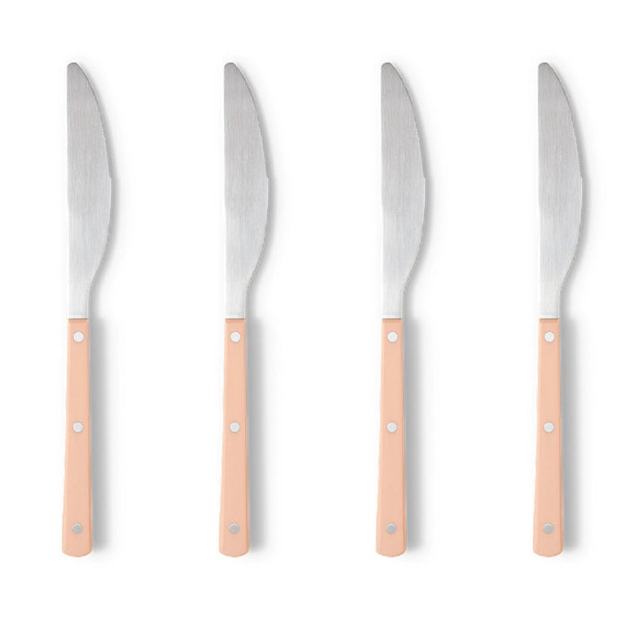 70s Cutlery Knife Peach (set of 4)