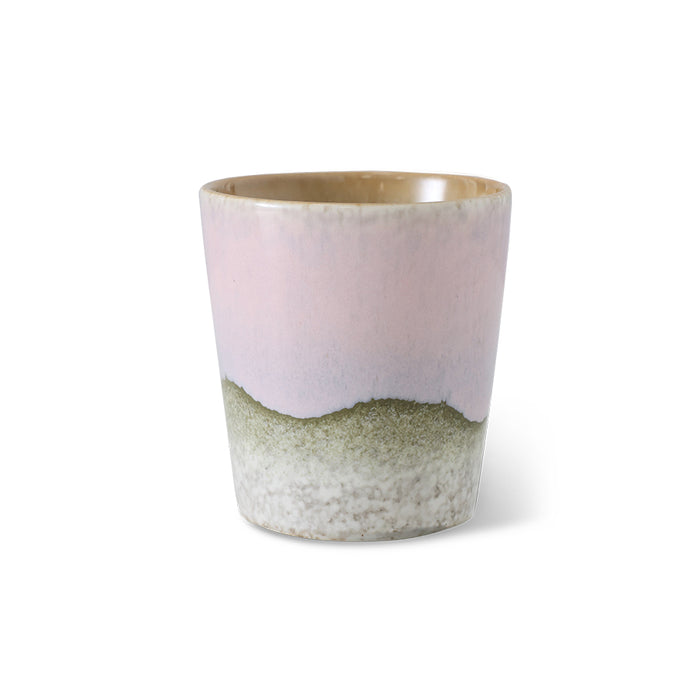 coffee tumbler cup in soft ink tones