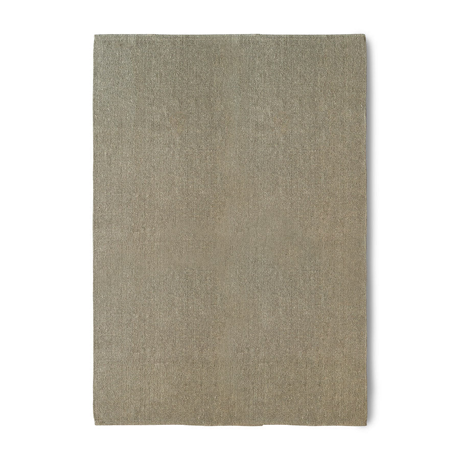 Beige rug on a white background