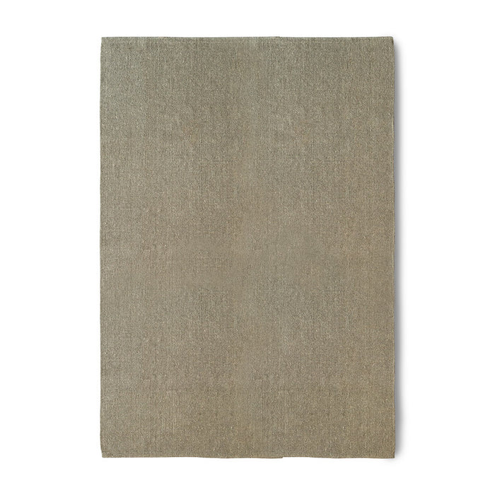 Beige rug on a white background