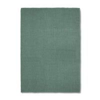Green rug on a white background