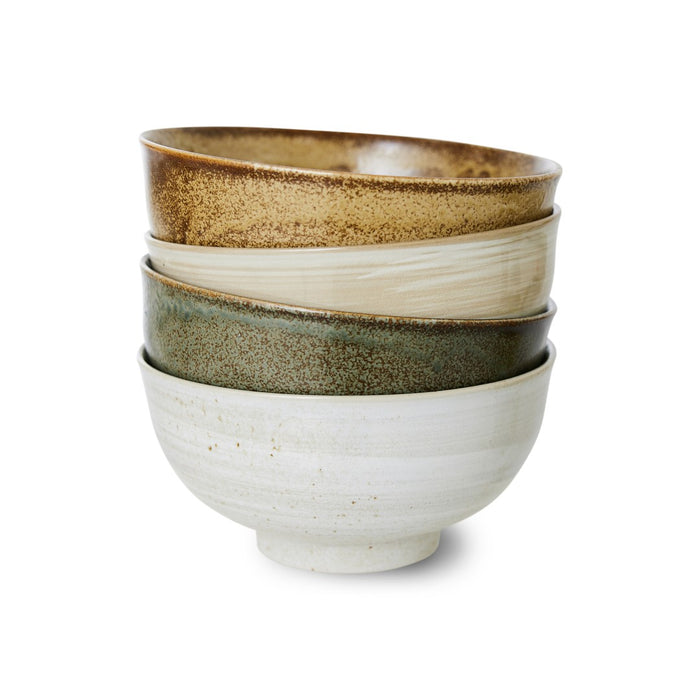 Kyoto ceramics - noodle bowls (set of 4)