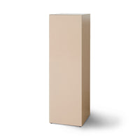 clay, neutral  tall mirror display pillar