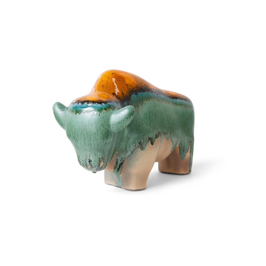 HKLIVING USA AOS0001 ceramic Bull sculpture oasis artist Otto