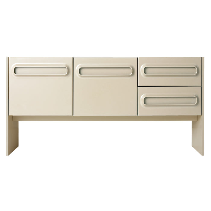 Space Age Cream Dresser with Drawers & Doors | Retro Modern – HKliving – LAZARO living