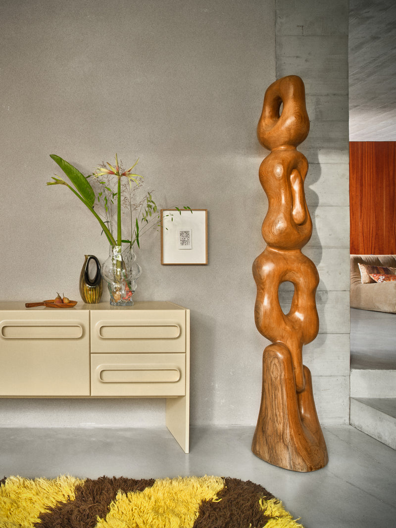 Space Age Cream Dresser with Drawers & Doors | Retro Modern – HKliving – LAZARO living