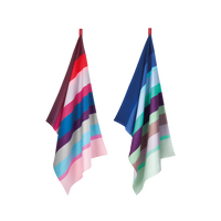 bold striped cotton kitchen towels