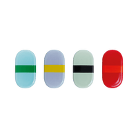 oval shaped porcelain boxes with lid in bold colors