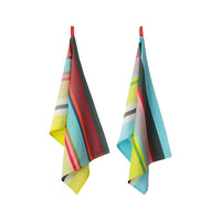 bold striped cotton kitchen towels