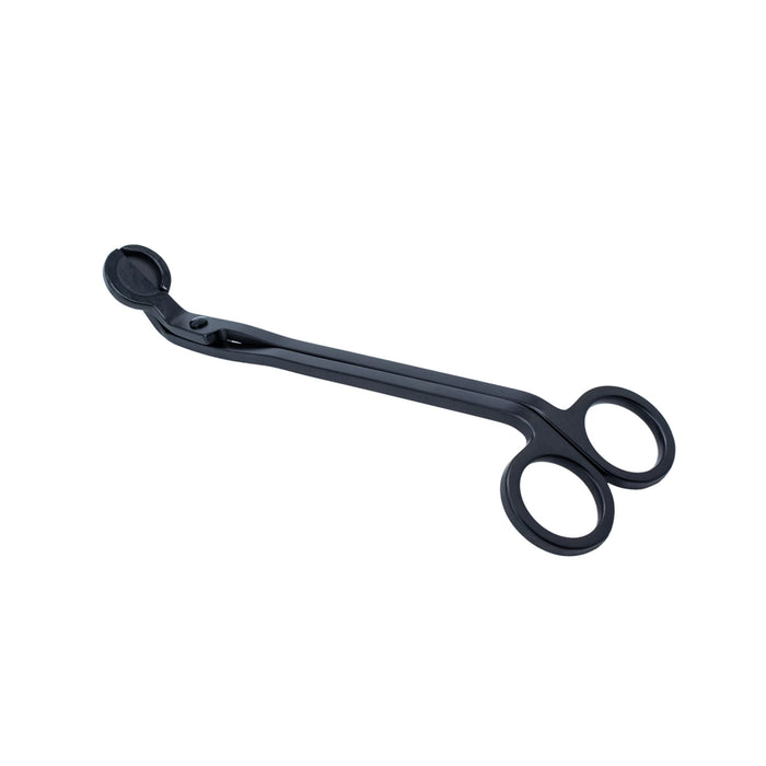 black stainless steel candle trim scissor