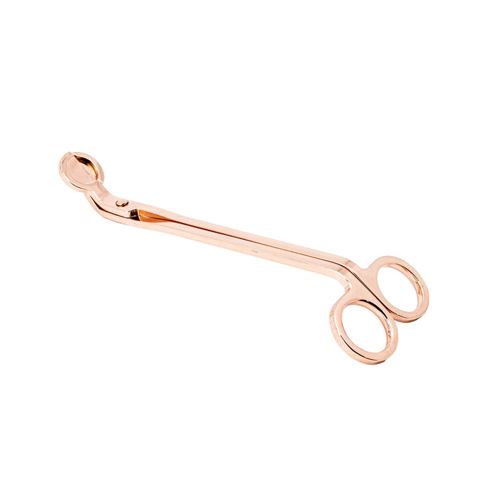Candle wick trim scissors - rose gold