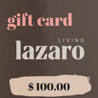LAZARO living gift card
