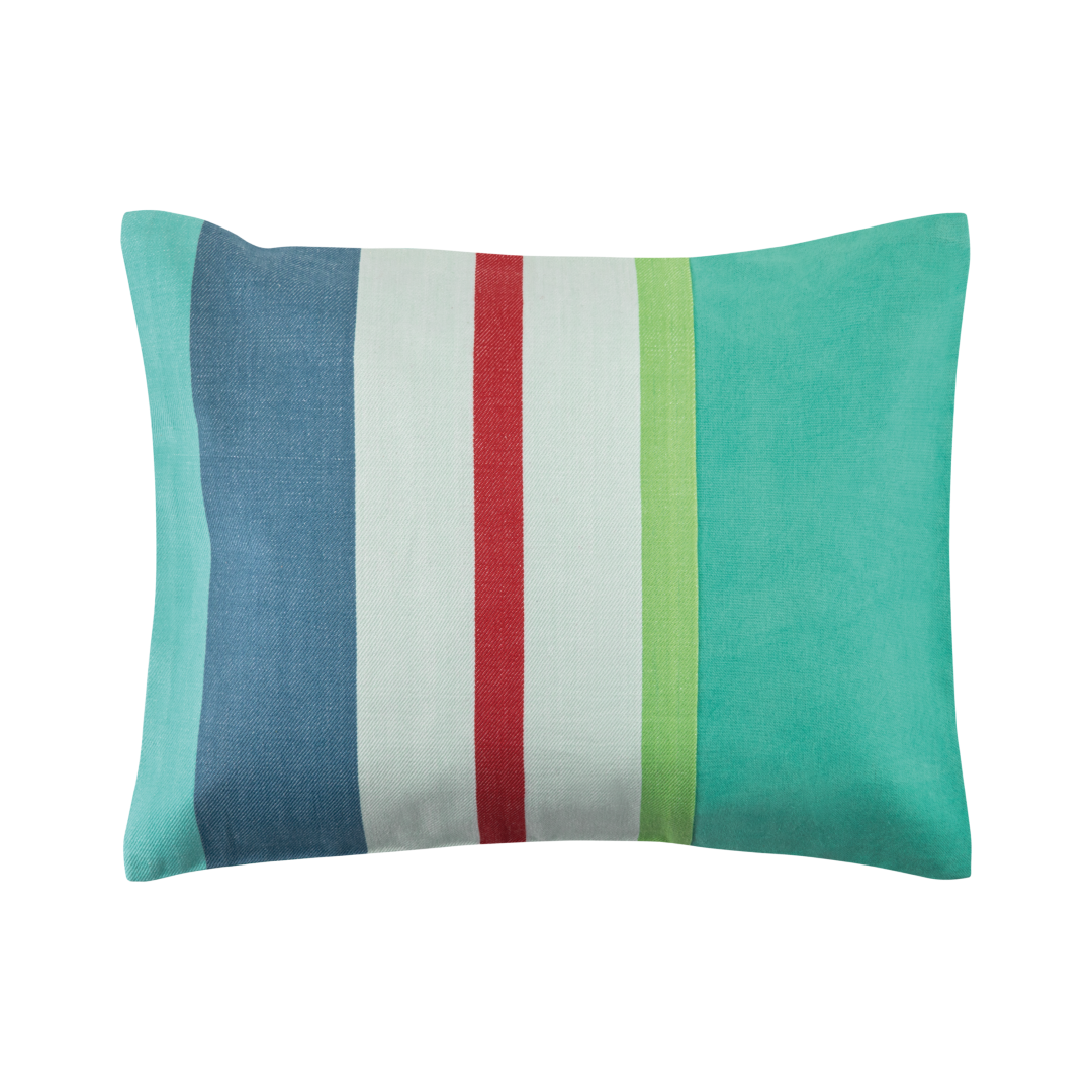 striped pillow cover