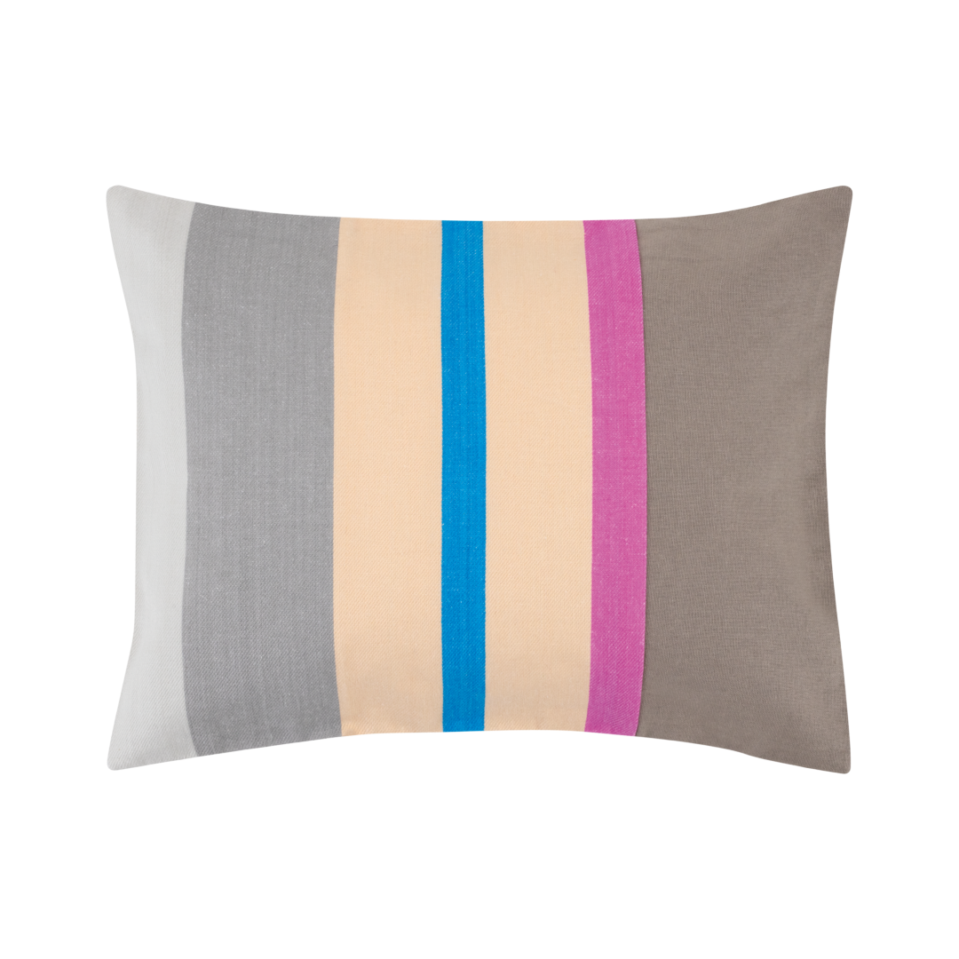 striped pillow cover