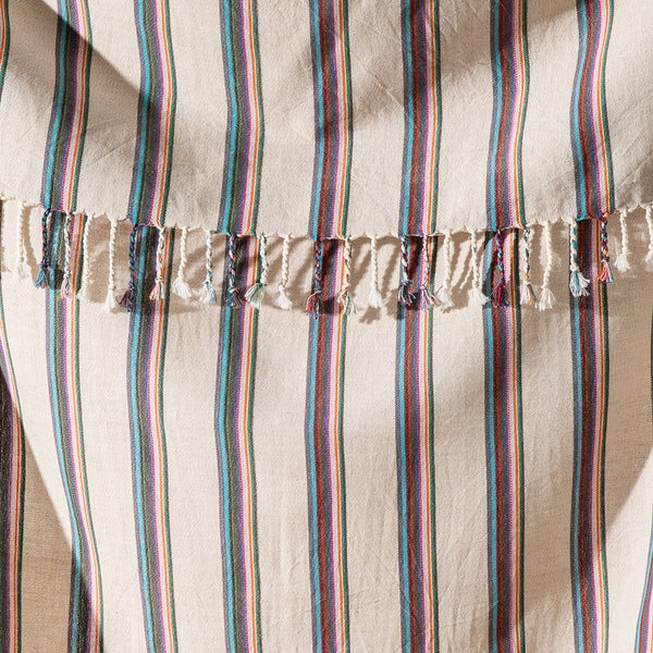 large beach towel with fringes