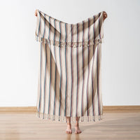 large beach towel with fringes