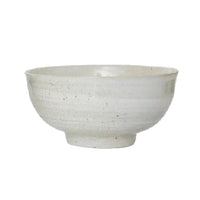 light gray ceramic bowl on a white background