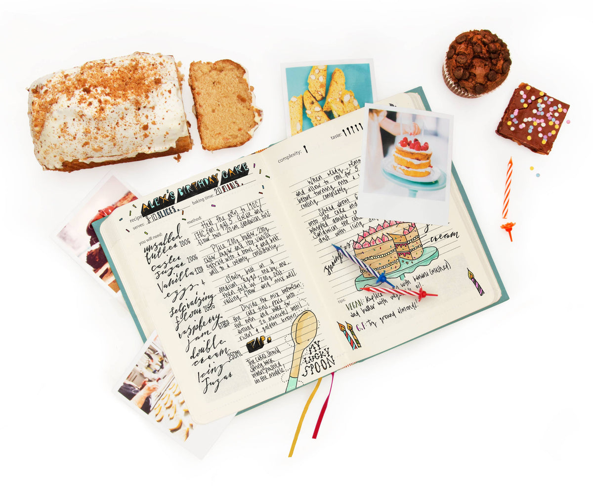 baking journal book with images