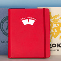 kitchen scale in red booklet