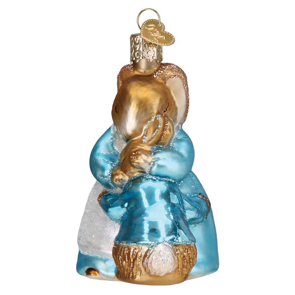 Christmas ornament Peter Rabbit and his mother