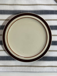 Vintage Prestige Brown Stoneware Japan Dinner Plate