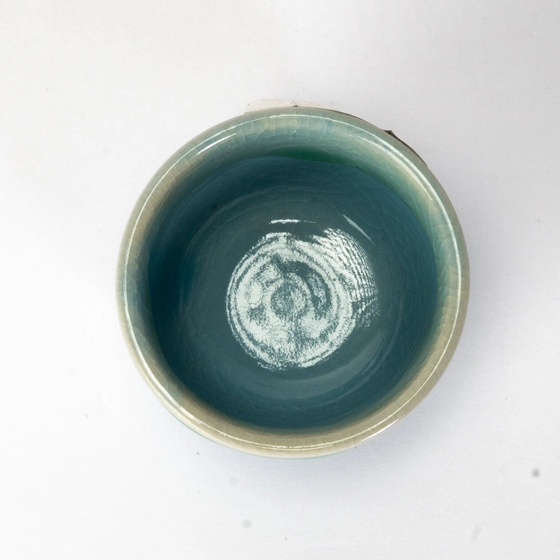 Kyoto ceramics- sake cup blue
