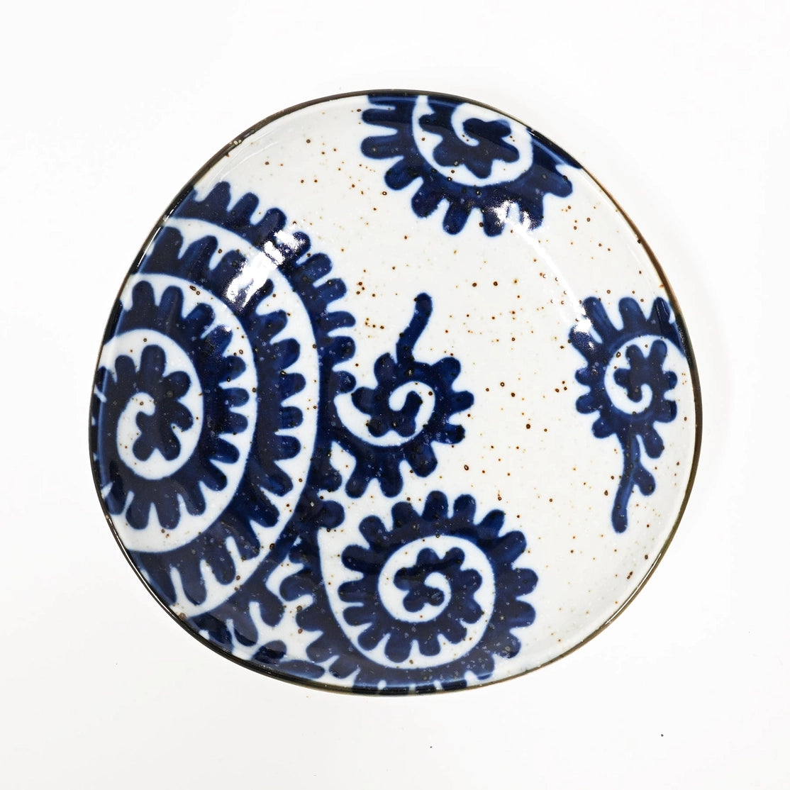 Mino Ware Porcelain Appetizer Plate Futotakokarakusa