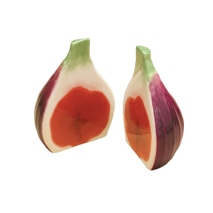 Bold & Basic Ceramics Salt & Pepper Shakers Fig