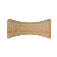 Wooden block on a white background