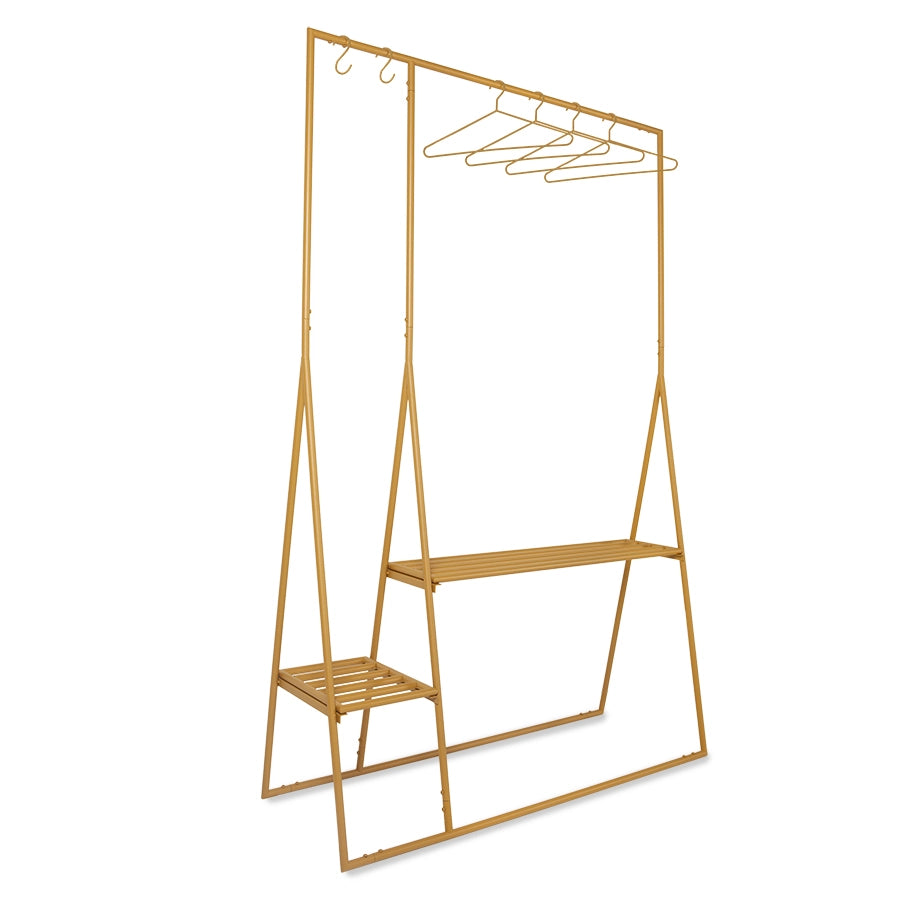 HKliving USA AHA5511 orange ginger color open wardrobe clothing rack ...
