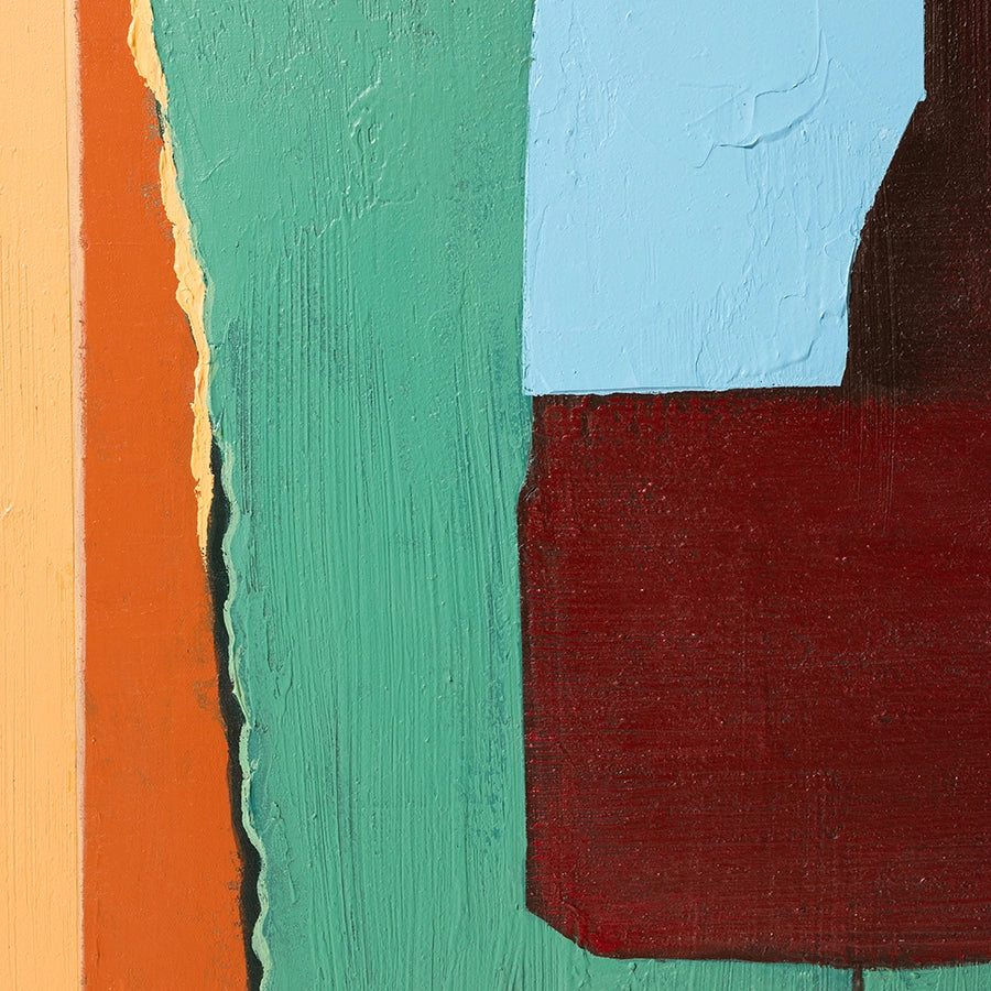 Framed artwork - Natural blues