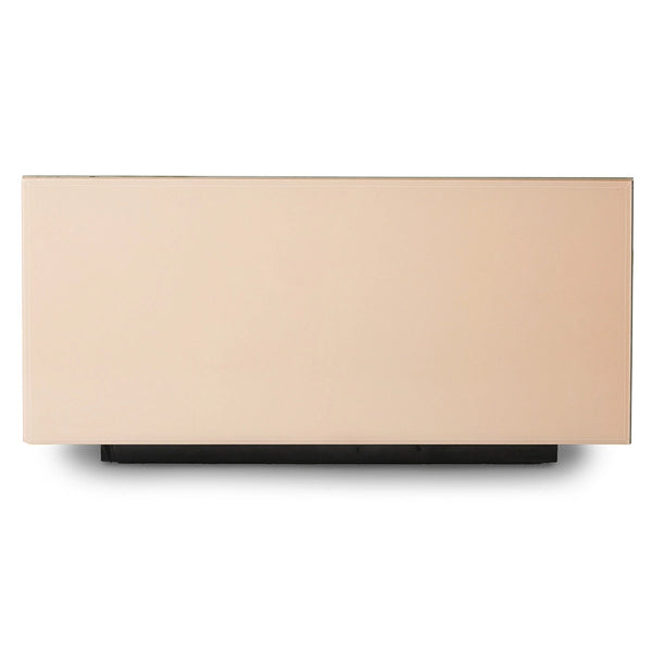  square clay color mirror block table