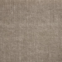 close up of a linen and cotton blend taupe colored piece of fabric