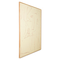 Abstract framed painting - Visage